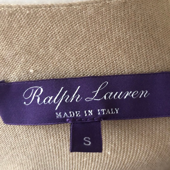 Ralph Lauren Purple Label Cashmere Silk Tunic Sweater Small  Rare Luxe Edition - Picture 13 of 14